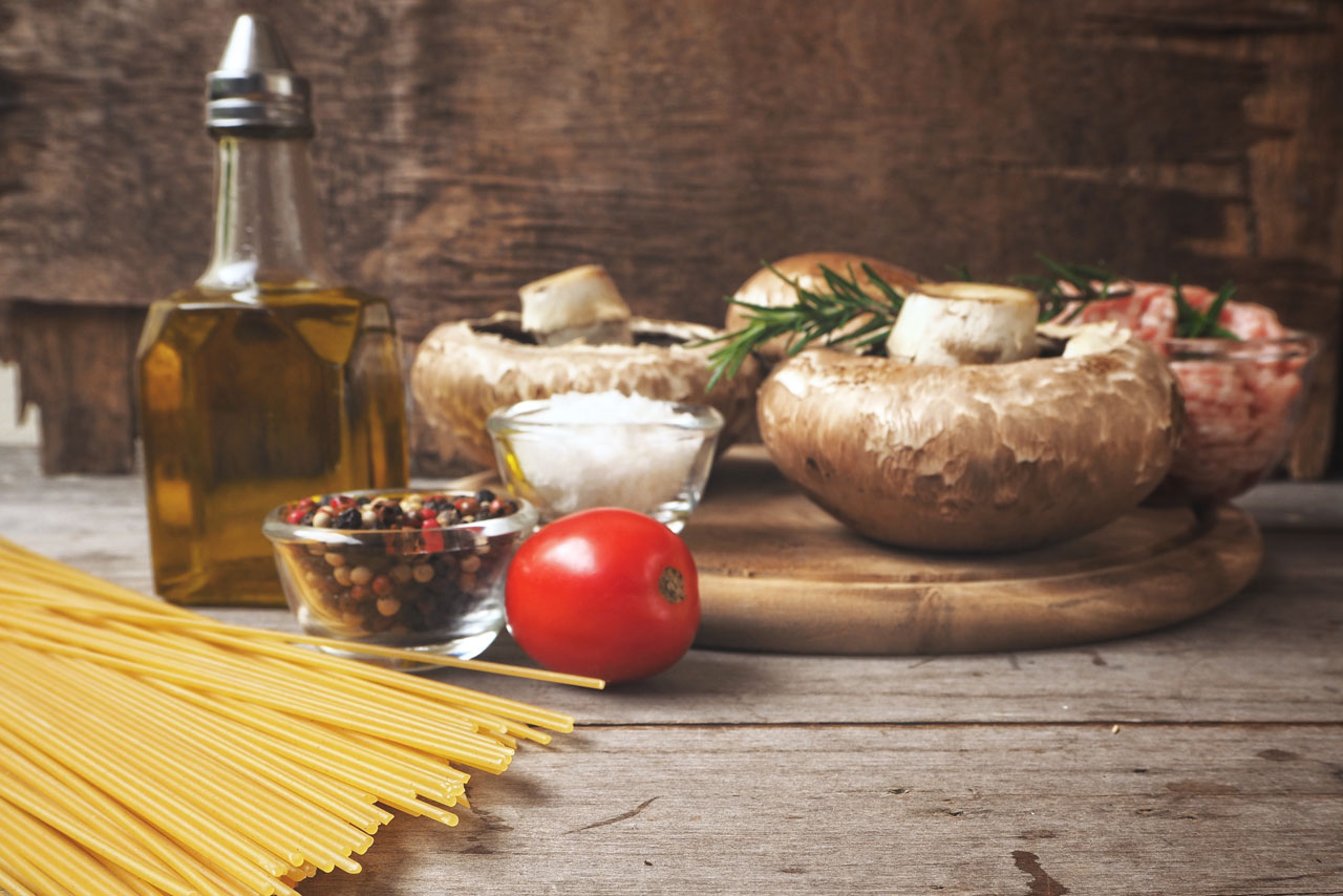 Angel Hair Pasta with Portobella Mushroom