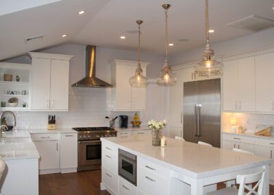 White Kitchen - Center Island