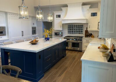 Admiral Blue White Luxury Kitchen