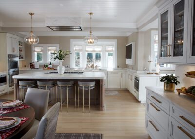 White Kitchen - Center Island