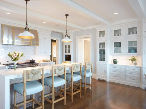 Custom White Luxurious Kitchen Remodel