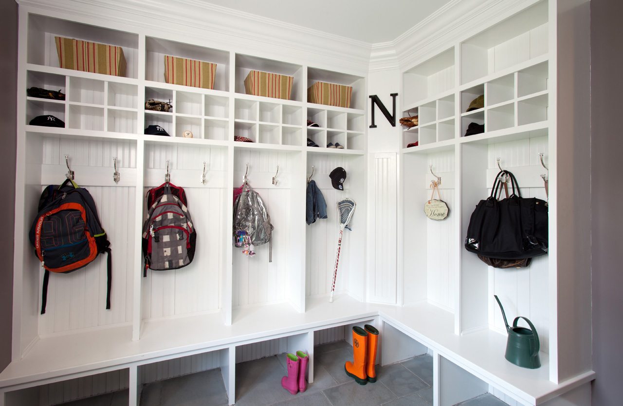 custom mudrooms and closets