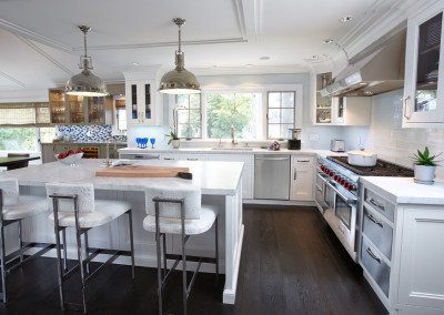 white kitchen stainless