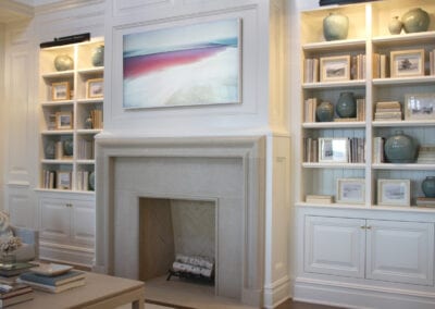 custom wall unit by Kitchen Designs by Ken Kelly